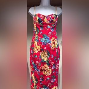 D & G floral corset dress size 44